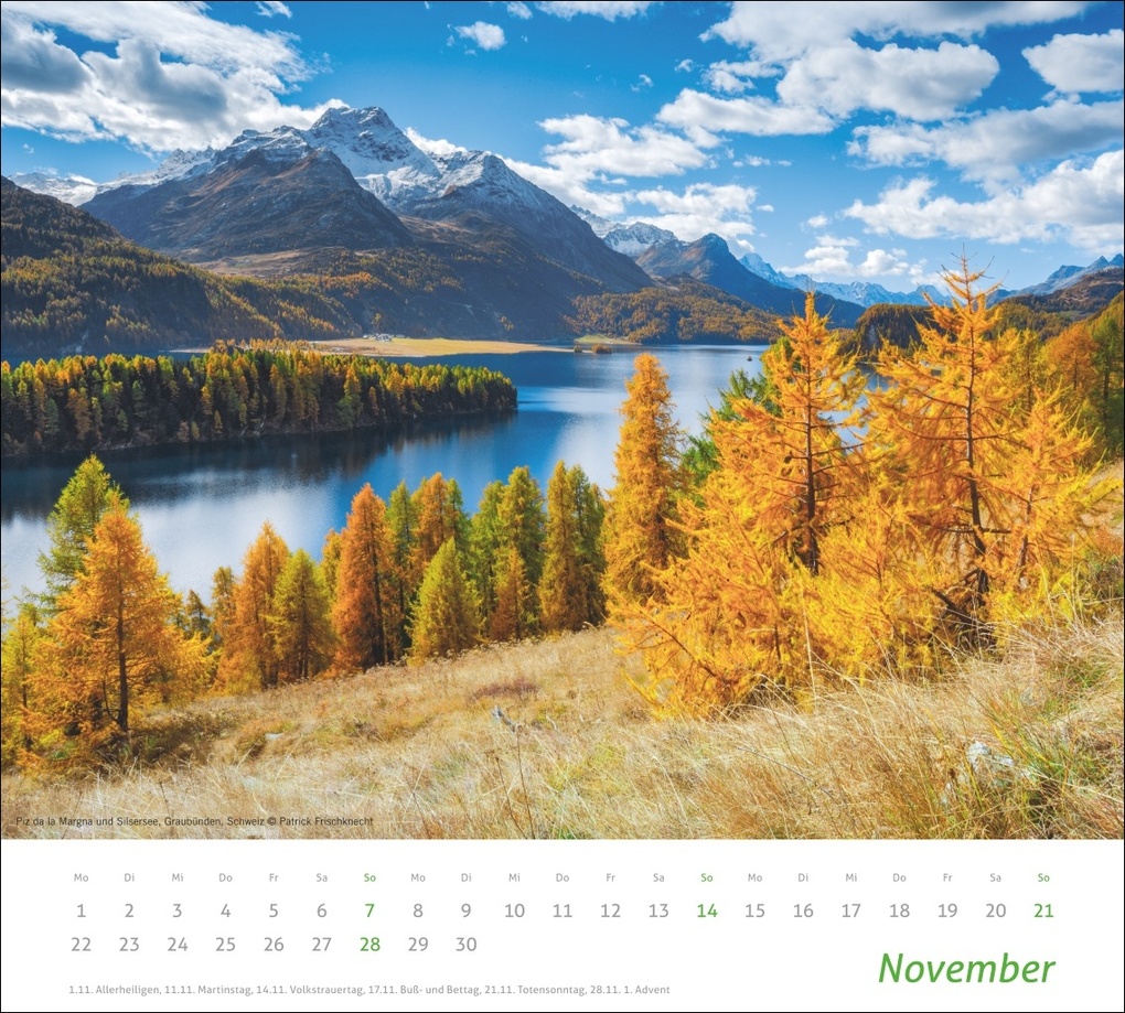 Weitere Ansicht: times&more Alpen Bildkalender 2027