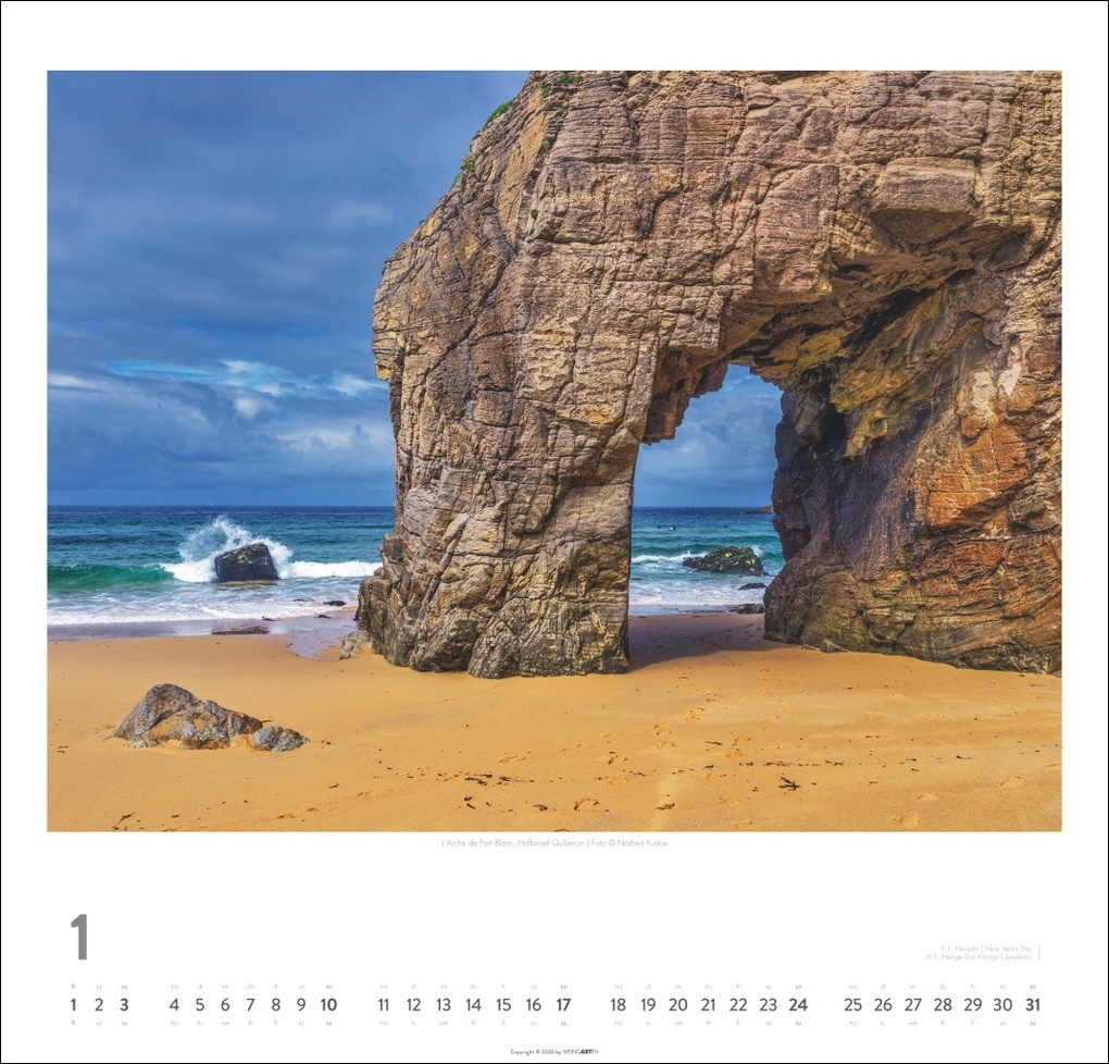 Weitere Ansicht: Bretagne Kalender 2027 - Stürmische Romantik