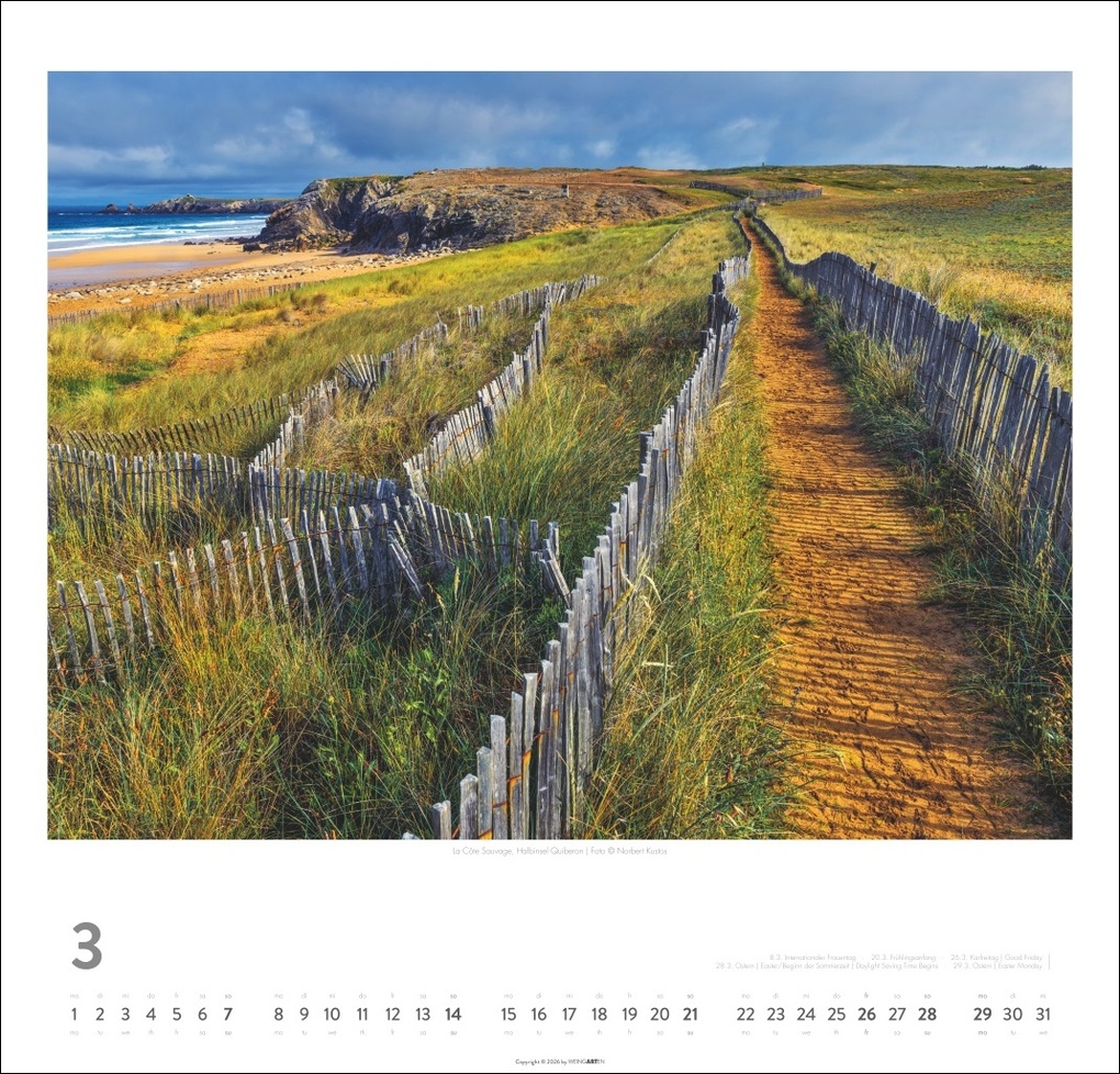 Weitere Ansicht: Bretagne Kalender 2027 - Stürmische Romantik