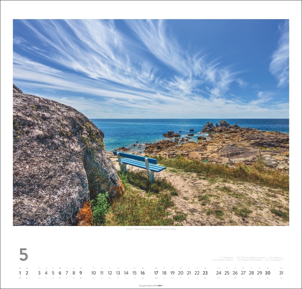 Weitere Ansicht: Bretagne Kalender 2027 - Stürmische Romantik
