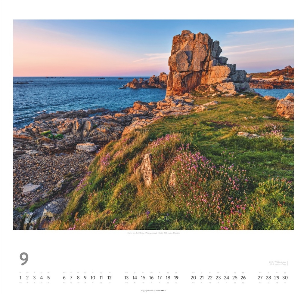 Weitere Ansicht: Bretagne Kalender 2027 - Stürmische Romantik