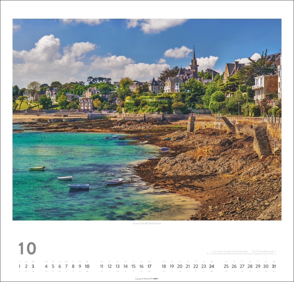 Weitere Ansicht: Bretagne Kalender 2027 - Stürmische Romantik