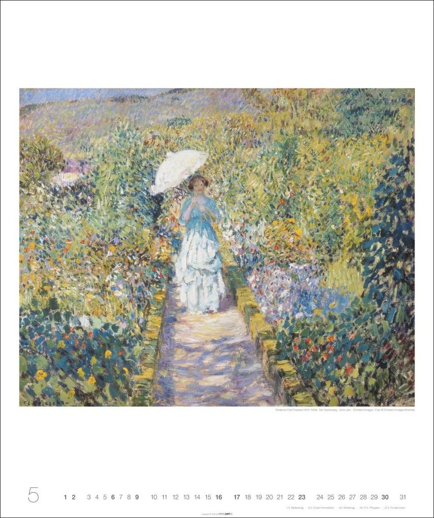 Weitere Ansicht: Die schönsten Gärten des Impressionismus Edition Kalender 2027 | Claude Monet, Camille Pissarro, Alfed Sisley, Vincent van Gogh