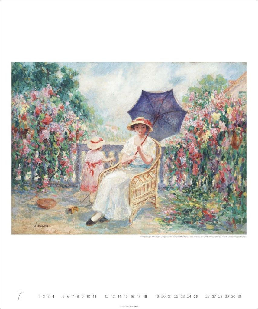 Weitere Ansicht: Die schönsten Gärten des Impressionismus Edition Kalender 2027 | Claude Monet, Camille Pissarro, Alfed Sisley, Vincent van Gogh