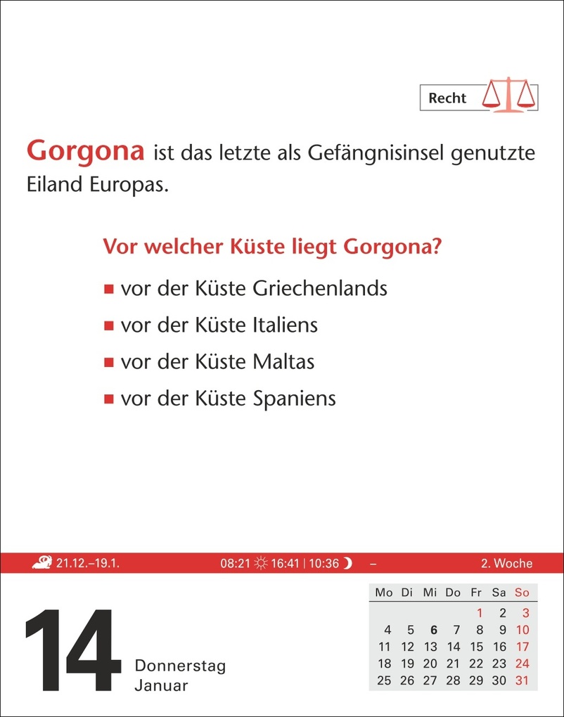 Weitere Ansicht: Duden Allgemeinbildung Tagesabreißkalender 2027 - Wissen und Quizzen | Thomas Huhnold