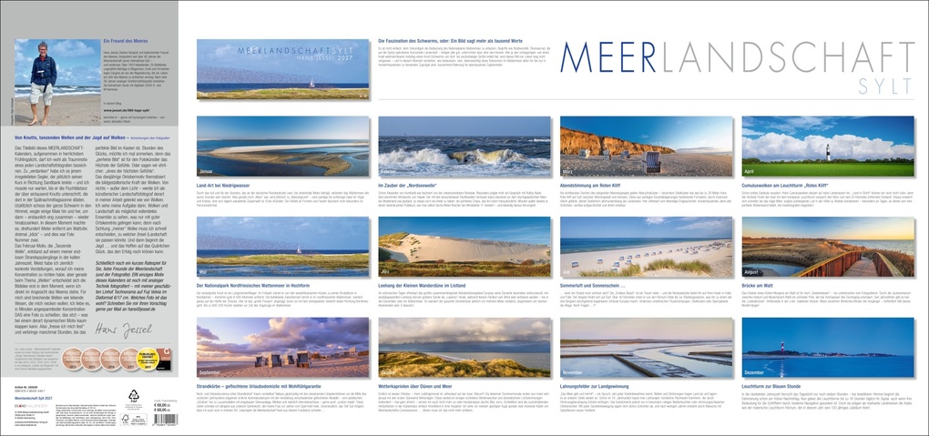 Weitere Ansicht: Meerlandschaft SYLT Kalender 2027 - Hans Jessel