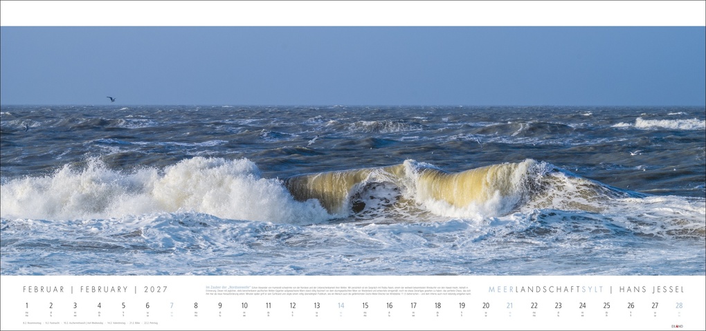 Weitere Ansicht: Meerlandschaft SYLT Kalender 2027 - Hans Jessel