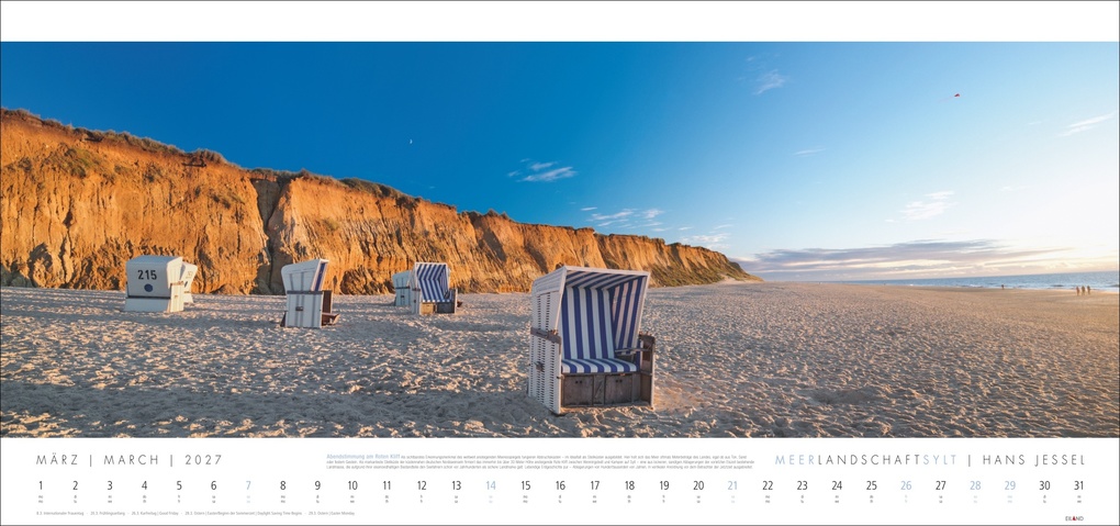 Weitere Ansicht: Meerlandschaft SYLT Kalender 2027 - Hans Jessel