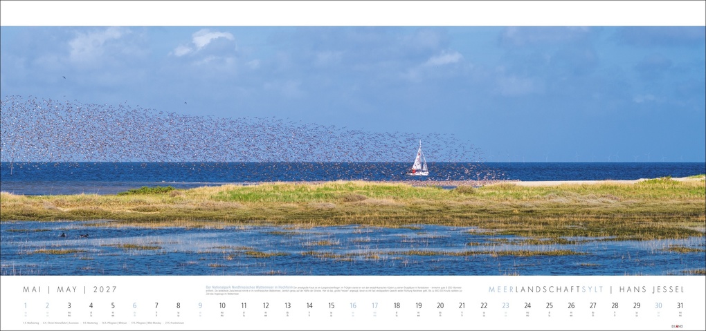 Weitere Ansicht: Meerlandschaft SYLT Kalender 2027 - Hans Jessel