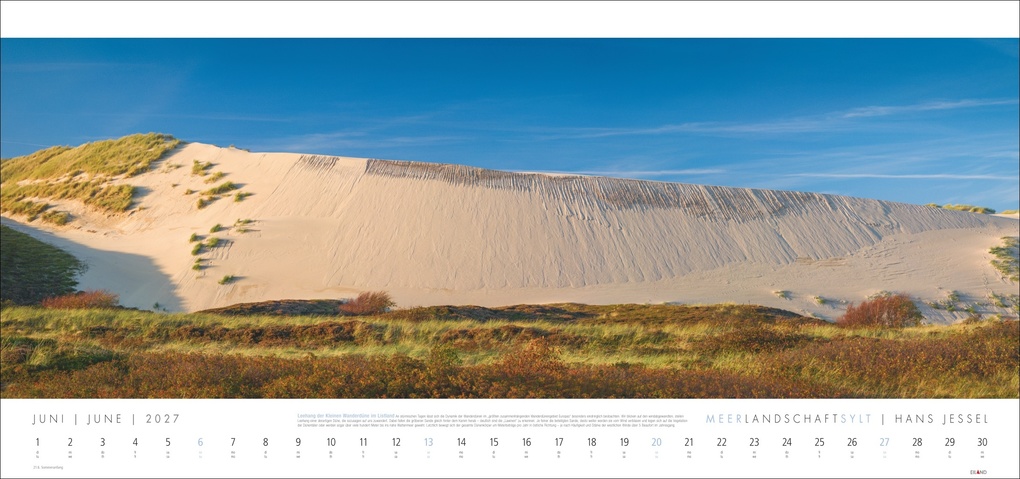Weitere Ansicht: Meerlandschaft SYLT Kalender 2027 - Hans Jessel