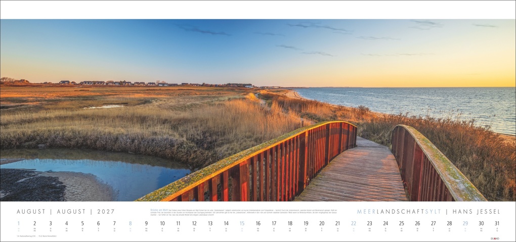Weitere Ansicht: Meerlandschaft SYLT Kalender 2027 - Hans Jessel