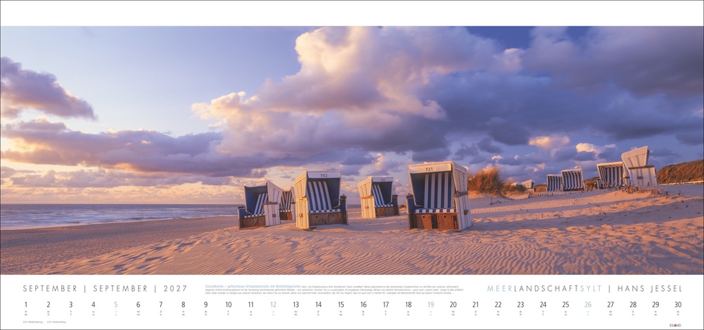 Weitere Ansicht: Meerlandschaft SYLT Kalender 2027 - Hans Jessel