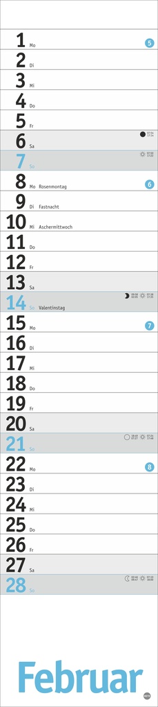 Weitere Ansicht: Langplaner, hellblau 2027