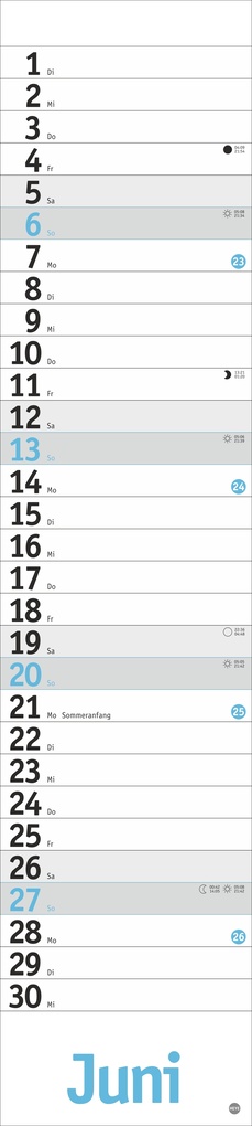 Weitere Ansicht: Langplaner, hellblau 2027