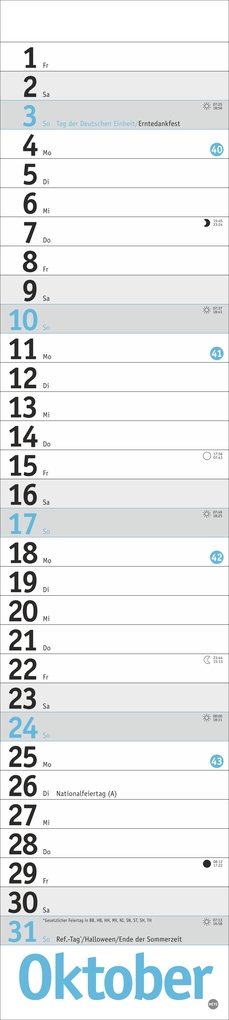 Weitere Ansicht: Langplaner, hellblau 2027