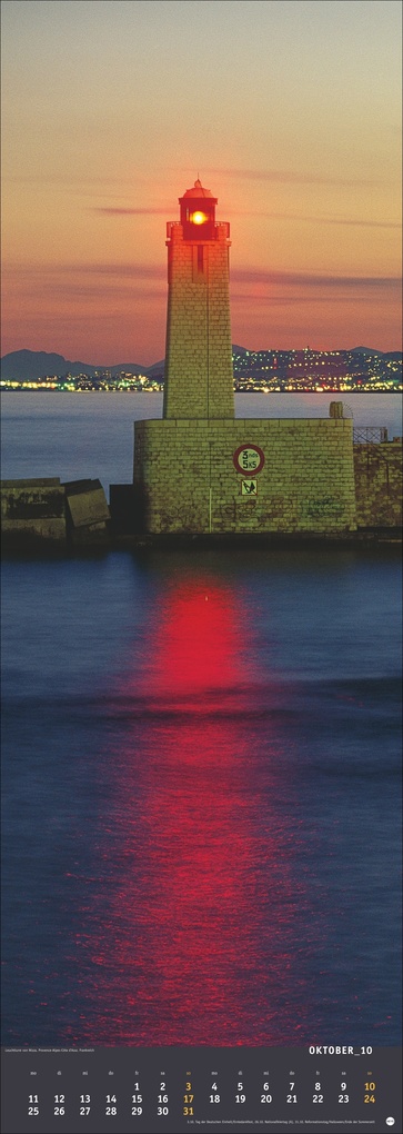 Weitere Ansicht: Jean Guichard: Leuchttürme Vertical Kalender 2027