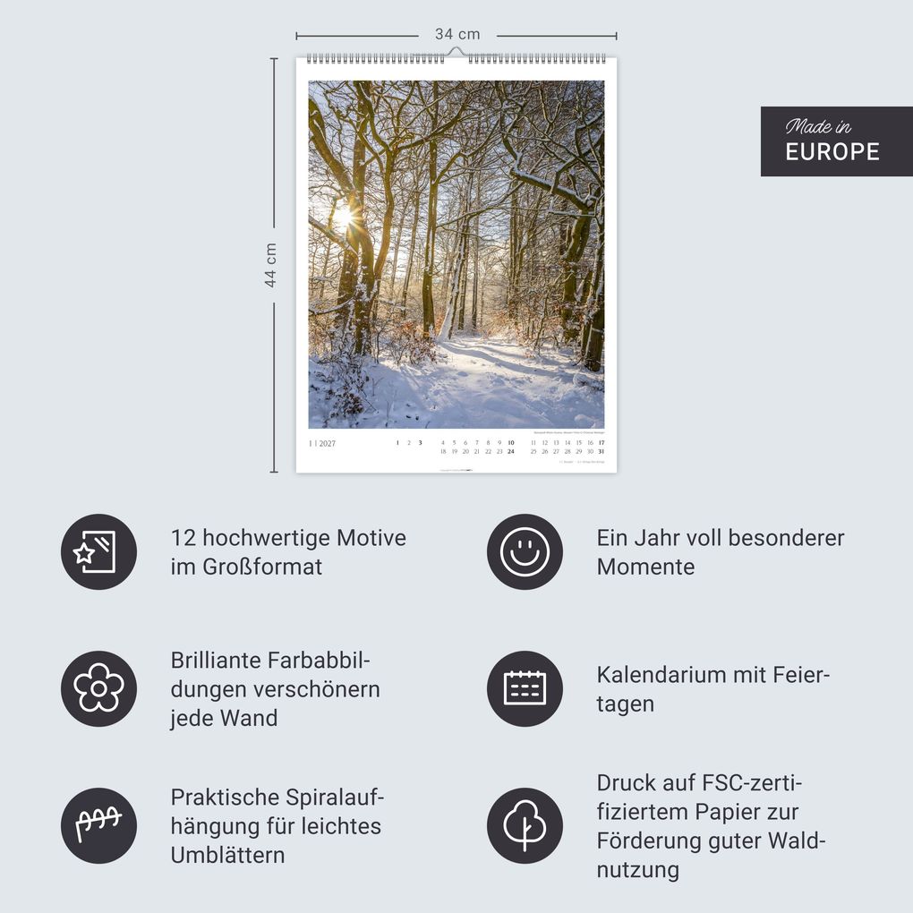 Weitere Ansicht: Heimische Wälder Kalender 2027