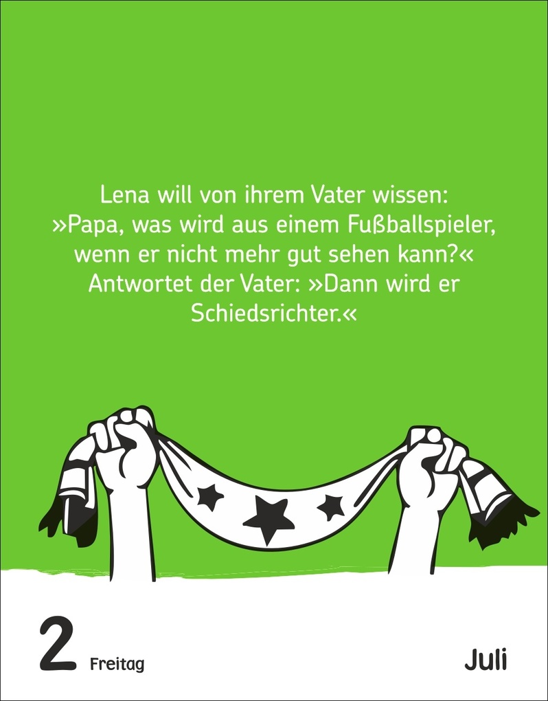 Weitere Ansicht: Fußballspaß für Kids Tagesabreißkalender 2027 - Witze, lustige Sprüche und verrückte Fakten | Jens Liebmann