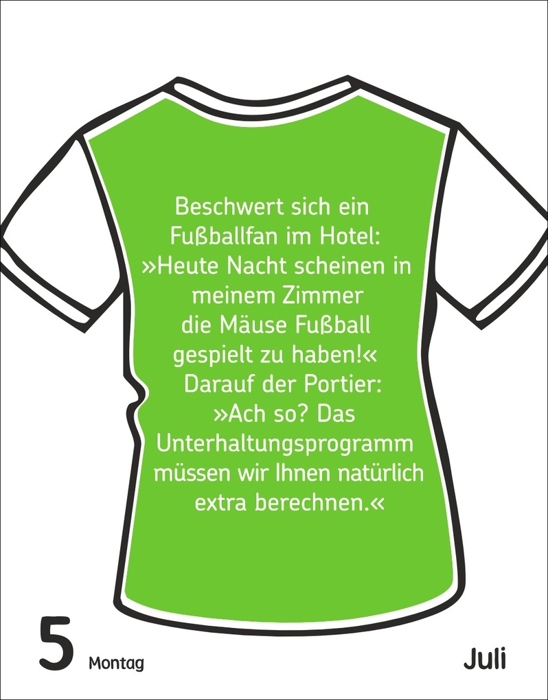 Weitere Ansicht: Fußballspaß für Kids Tagesabreißkalender 2027 - Witze, lustige Sprüche und verrückte Fakten | Jens Liebmann