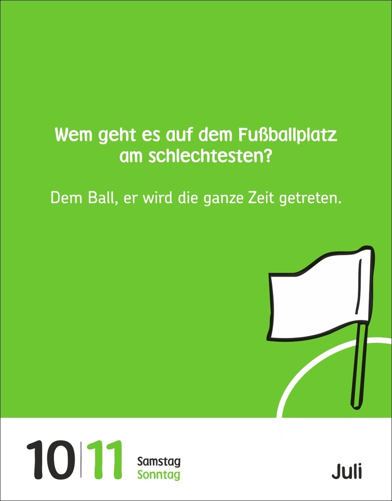 Weitere Ansicht: Fußballspaß für Kids Tagesabreißkalender 2027 - Witze, lustige Sprüche und verrückte Fakten | Jens Liebmann