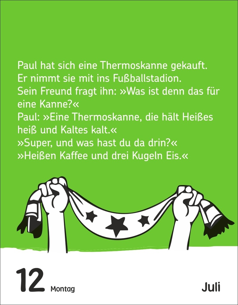 Weitere Ansicht: Fußballspaß für Kids Tagesabreißkalender 2027 - Witze, lustige Sprüche und verrückte Fakten | Jens Liebmann