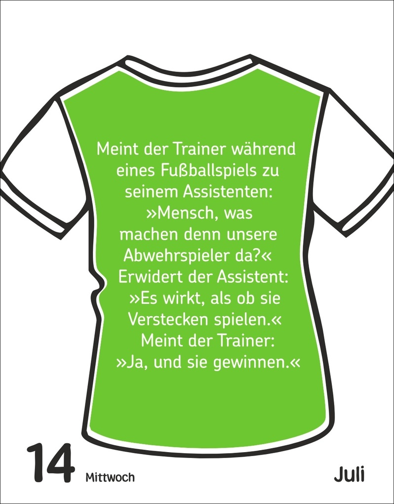 Weitere Ansicht: Fußballspaß für Kids Tagesabreißkalender 2027 - Witze, lustige Sprüche und verrückte Fakten | Jens Liebmann