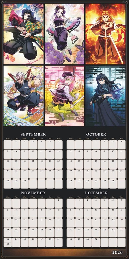 Weitere Ansicht: Demon Slayer Broschurkalender 2027