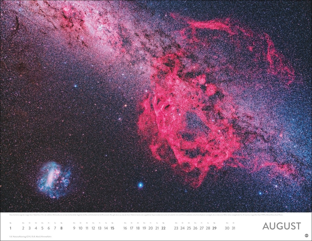Weitere Ansicht: Das Universum Posterkalender 2027
