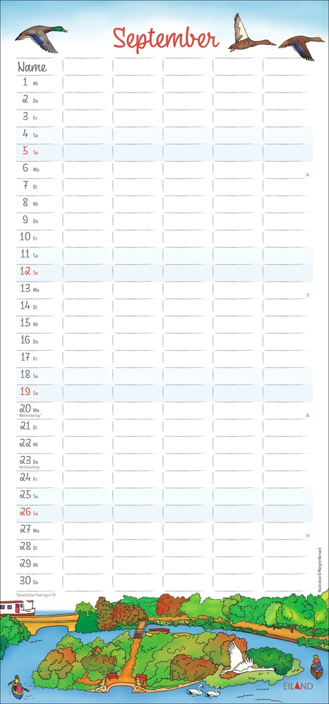 Weitere Ansicht: Der Hamburger Familienplaner 2027 - Margret Bernard