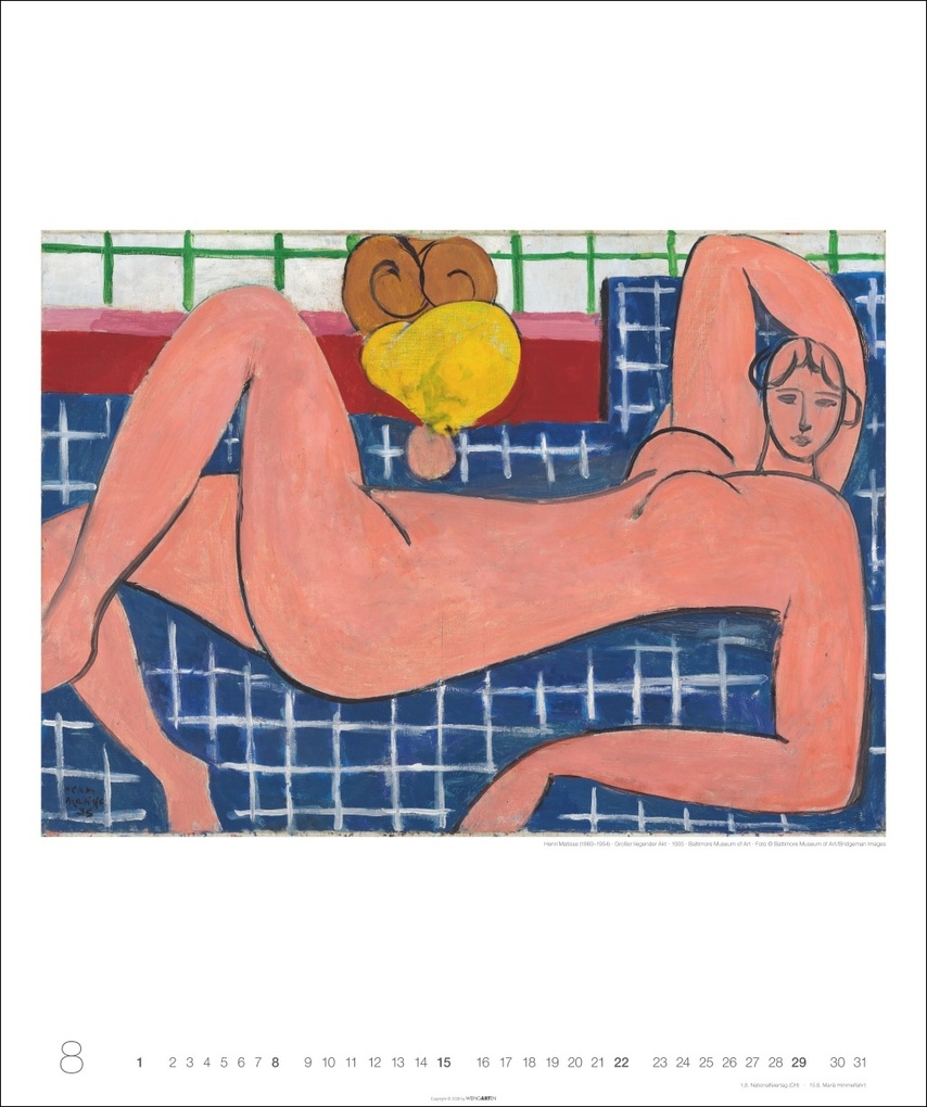 Weitere Ansicht: Henri Matisse Edition Kalender 2027 | Henri Matisse