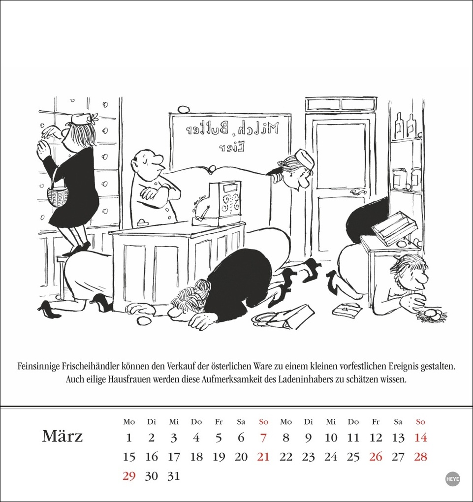 Weitere Ansicht: Loriot Postkartenkalender 2027 | Loriot