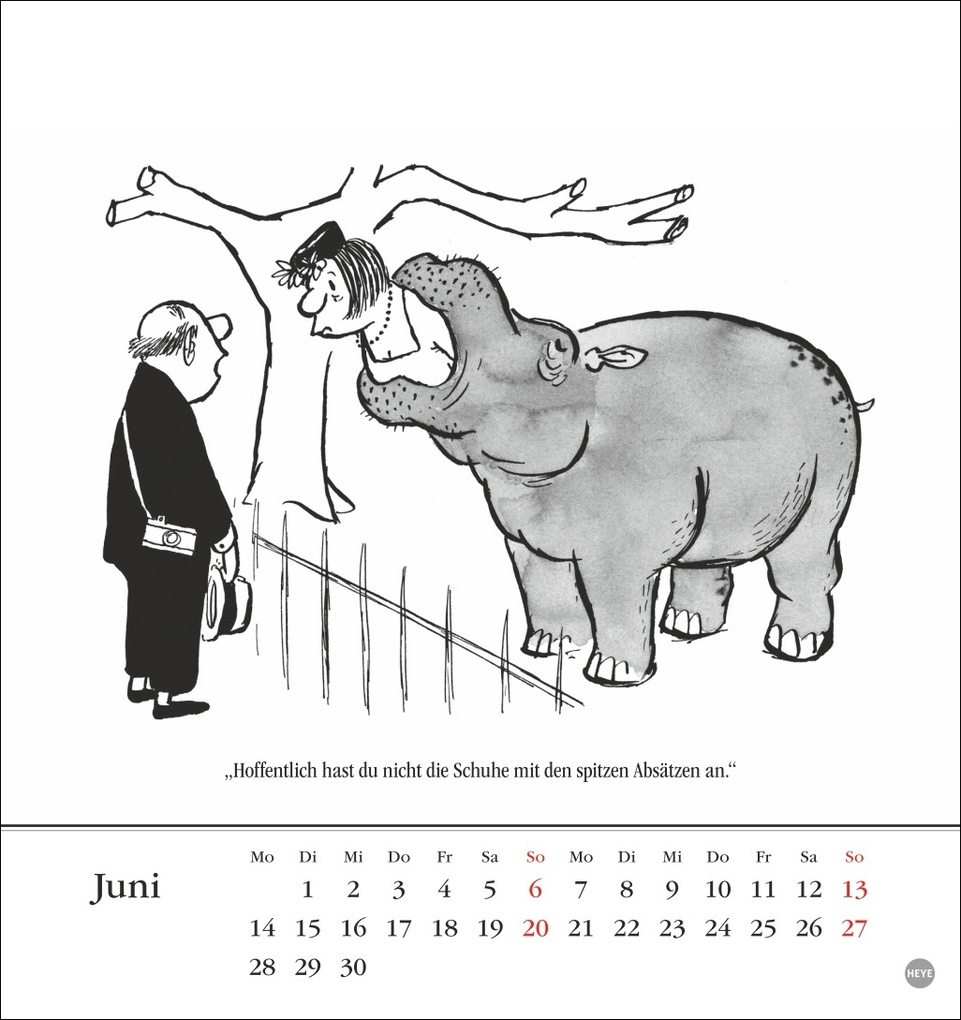 Weitere Ansicht: Loriot Postkartenkalender 2027 | Loriot
