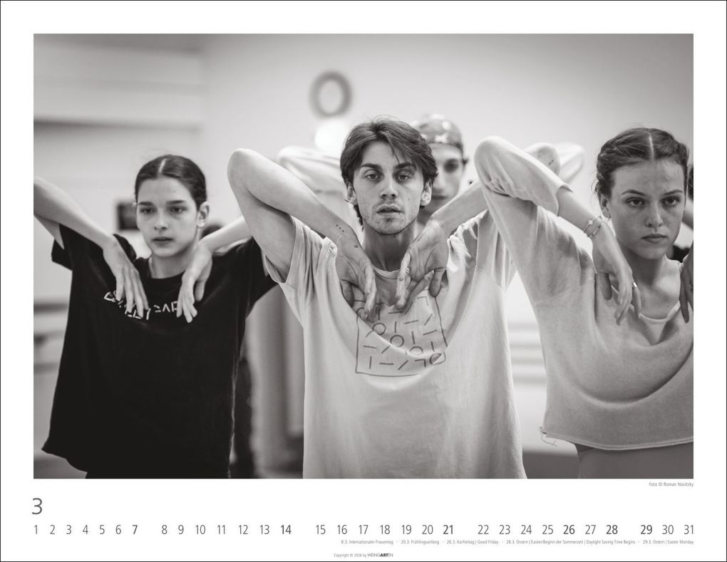 Weitere Ansicht: Ballettsaal - Stuttgarter Ballett Kalender 2027 - Stuttgarter Ballett