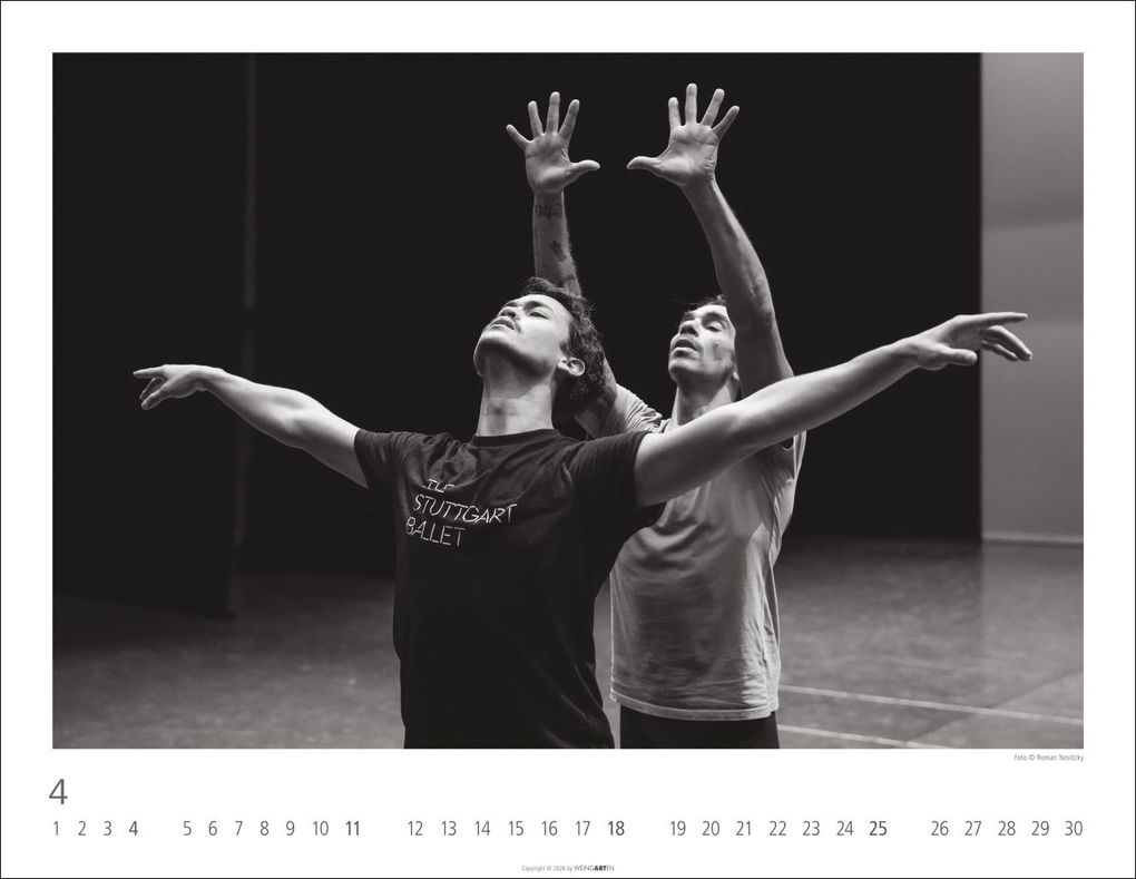 Weitere Ansicht: Ballettsaal - Stuttgarter Ballett Kalender 2027 - Stuttgarter Ballett