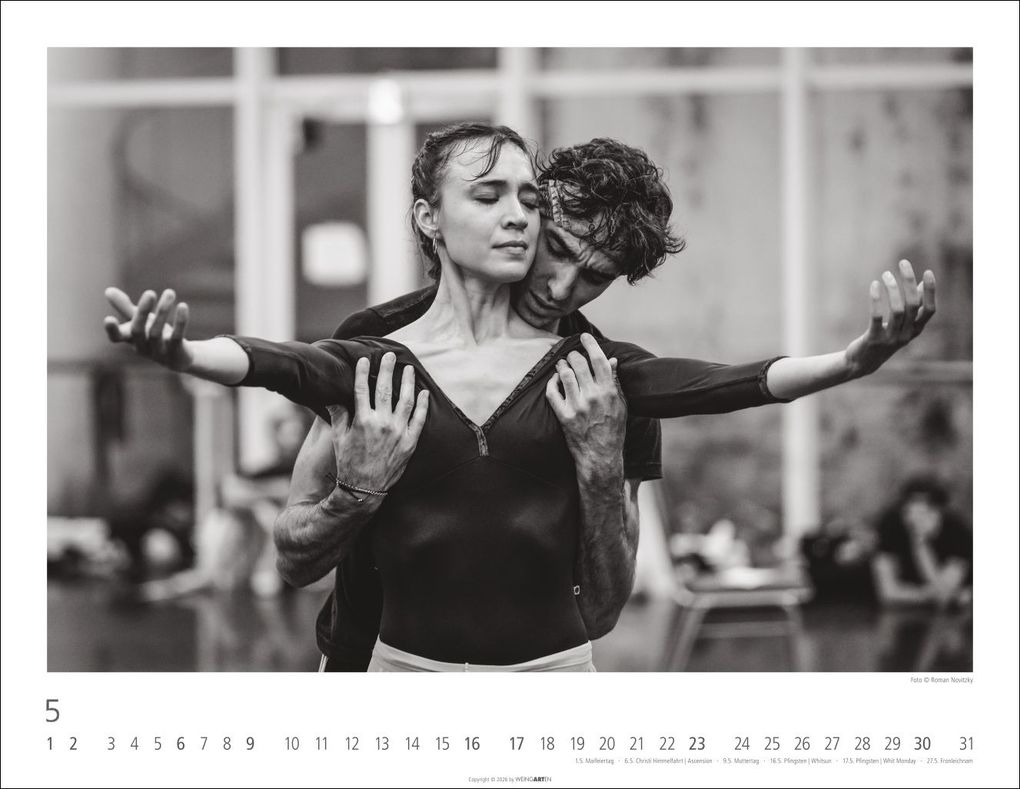 Weitere Ansicht: Ballettsaal - Stuttgarter Ballett Kalender 2027 - Stuttgarter Ballett