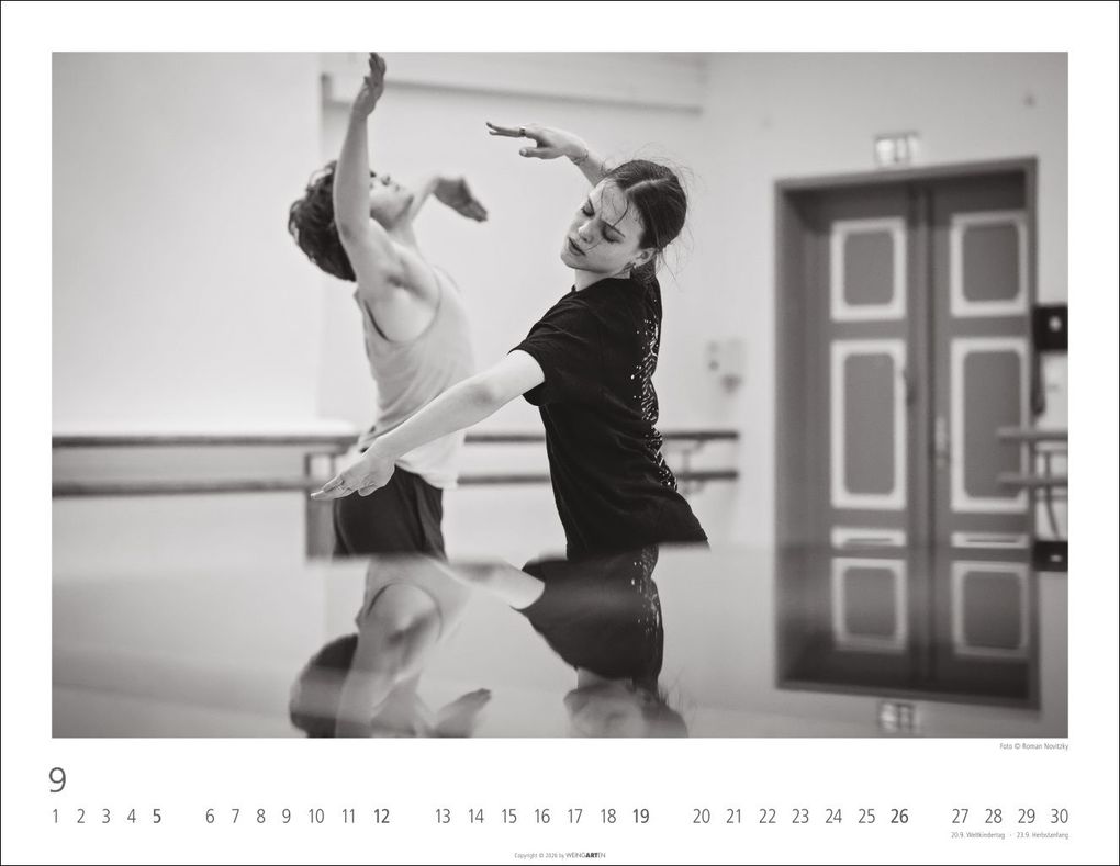 Weitere Ansicht: Ballettsaal - Stuttgarter Ballett Kalender 2027 - Stuttgarter Ballett