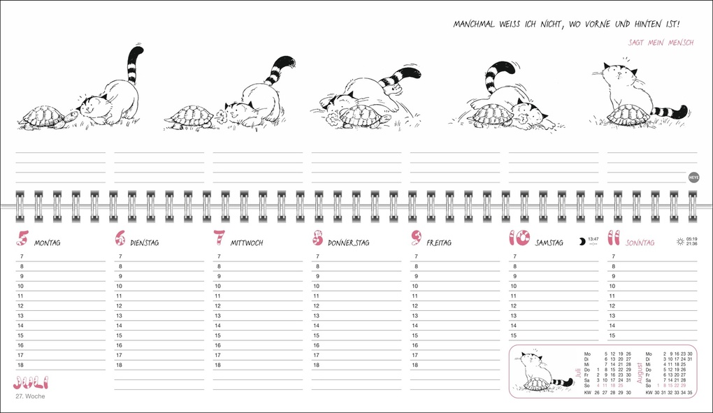 Weitere Ansicht: Jacob Wochenquerplaner 2027 | Sven Hartmann