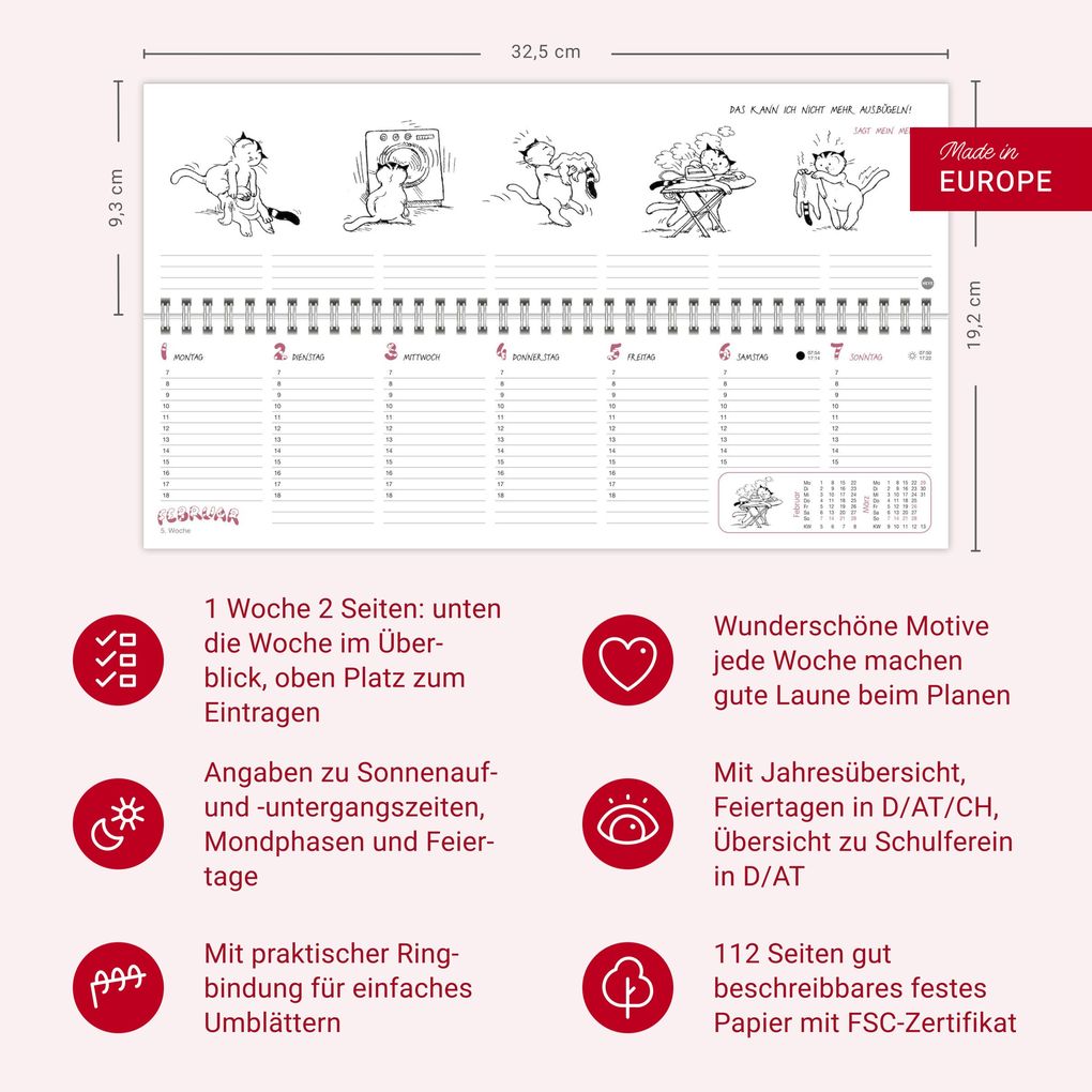 Weitere Ansicht: Jacob Wochenquerplaner 2027 | Sven Hartmann