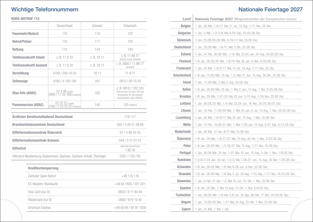 Weitere Ansicht: Tages-Cheftimer A5, rot 2027