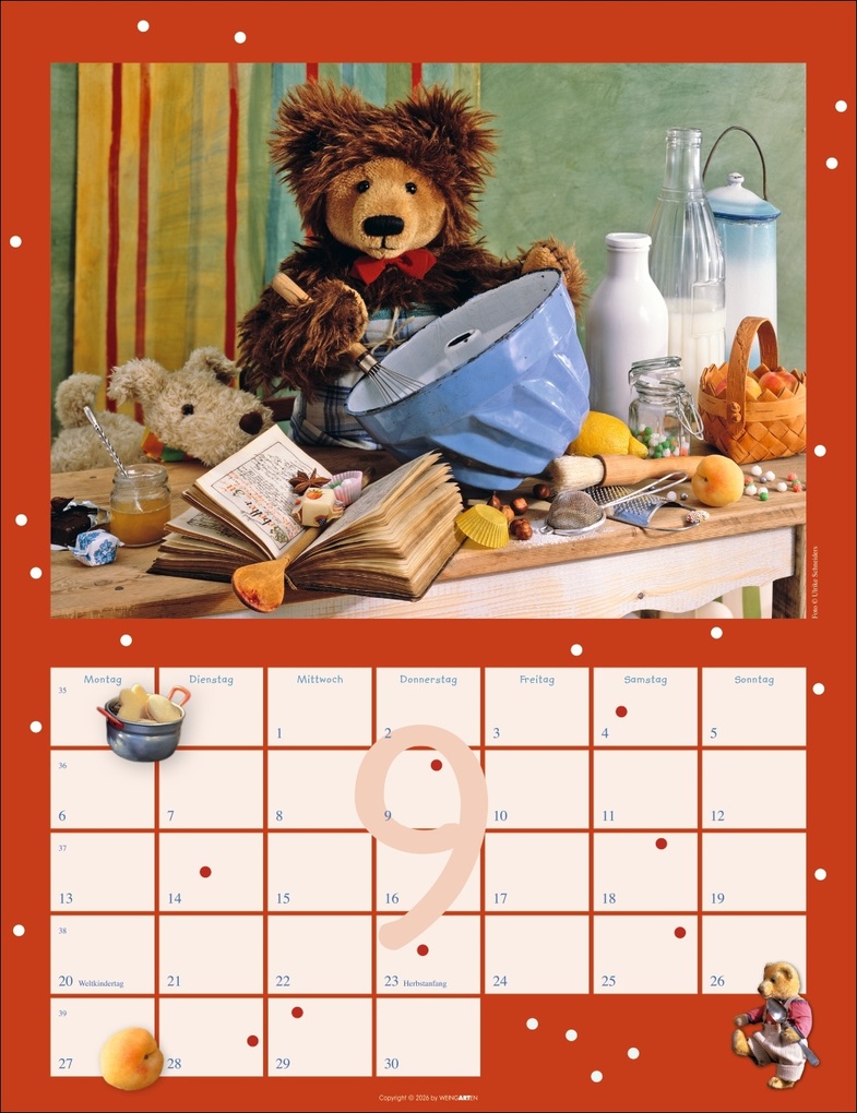 Weitere Ansicht: Teddybären Kalender 2027 | Gisela Hofmann