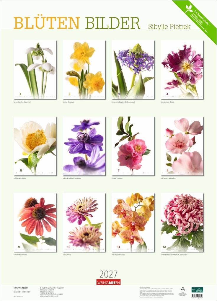 Weitere Ansicht: Blütenbilder Kalender 2027
