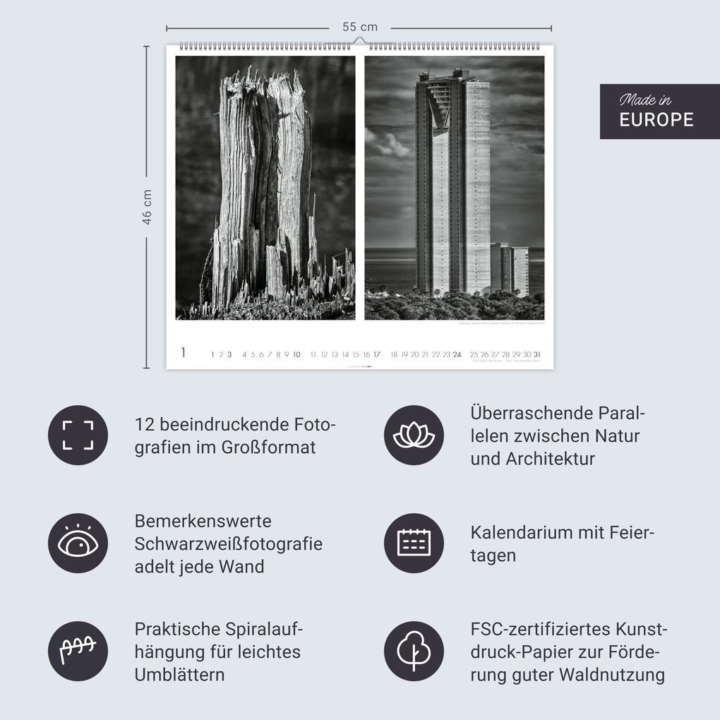 Weitere Ansicht: Natur - Architektur Kalender 2027