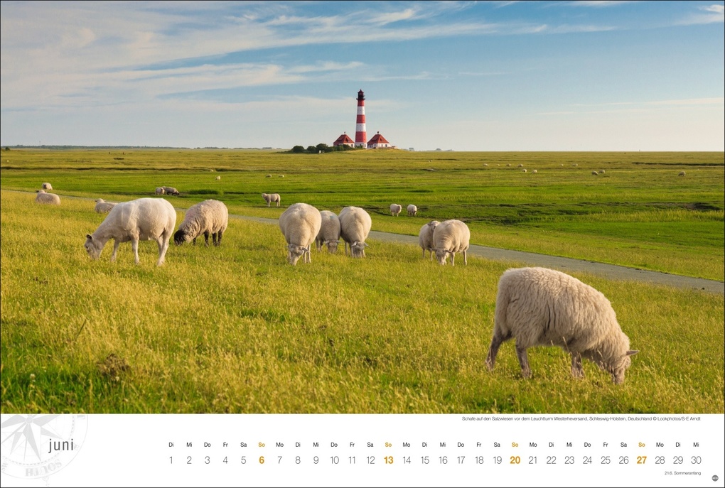 Weitere Ansicht: Nordsee Globetrotter Kalender 2027 - Von frischem Wind und weiten Stränden