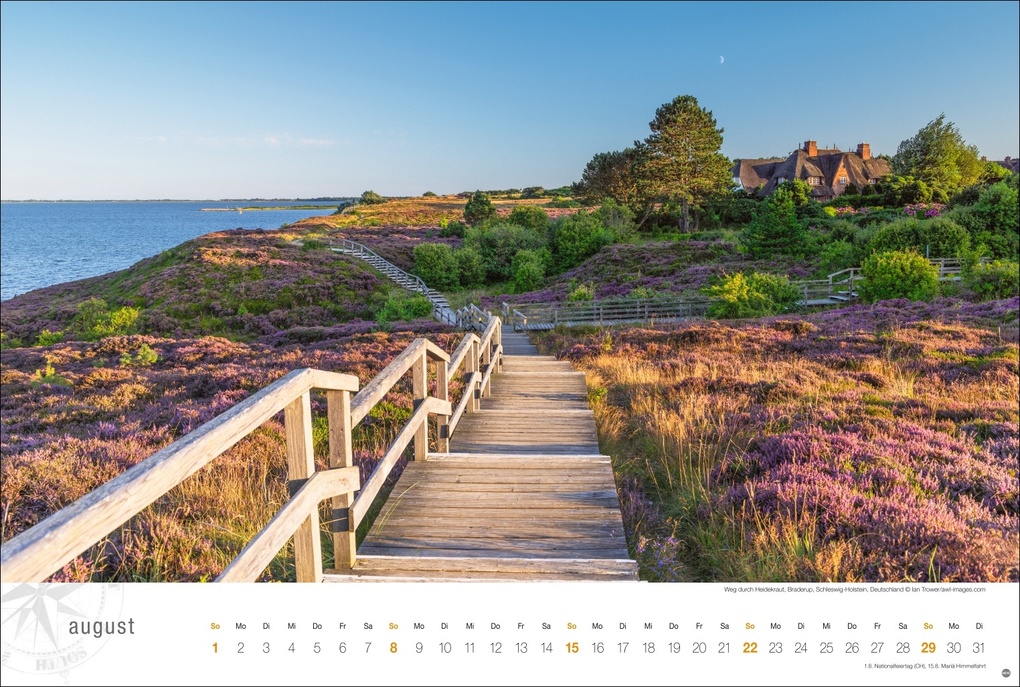 Weitere Ansicht: Nordsee Globetrotter Kalender 2027 - Von frischem Wind und weiten Stränden