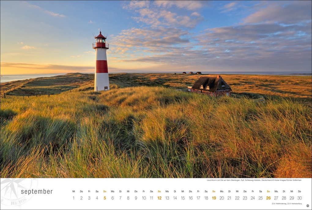 Weitere Ansicht: Nordsee Globetrotter Kalender 2027 - Von frischem Wind und weiten Stränden