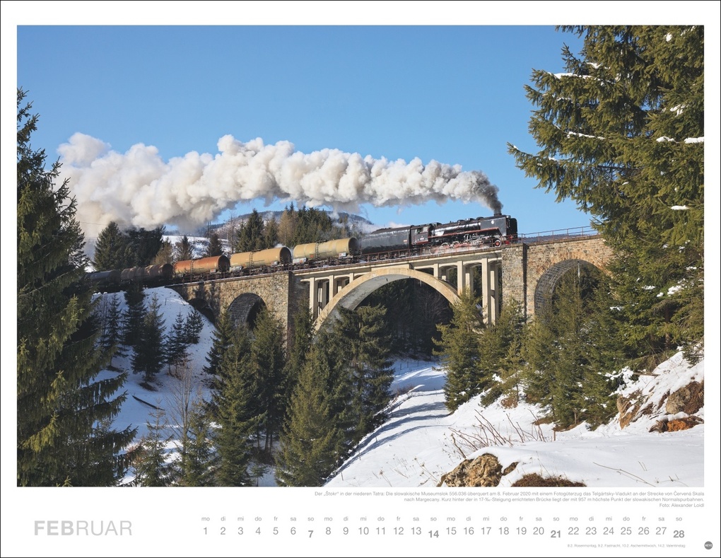 Weitere Ansicht: Eisenbahn-Romantik Posterkalender 2027
