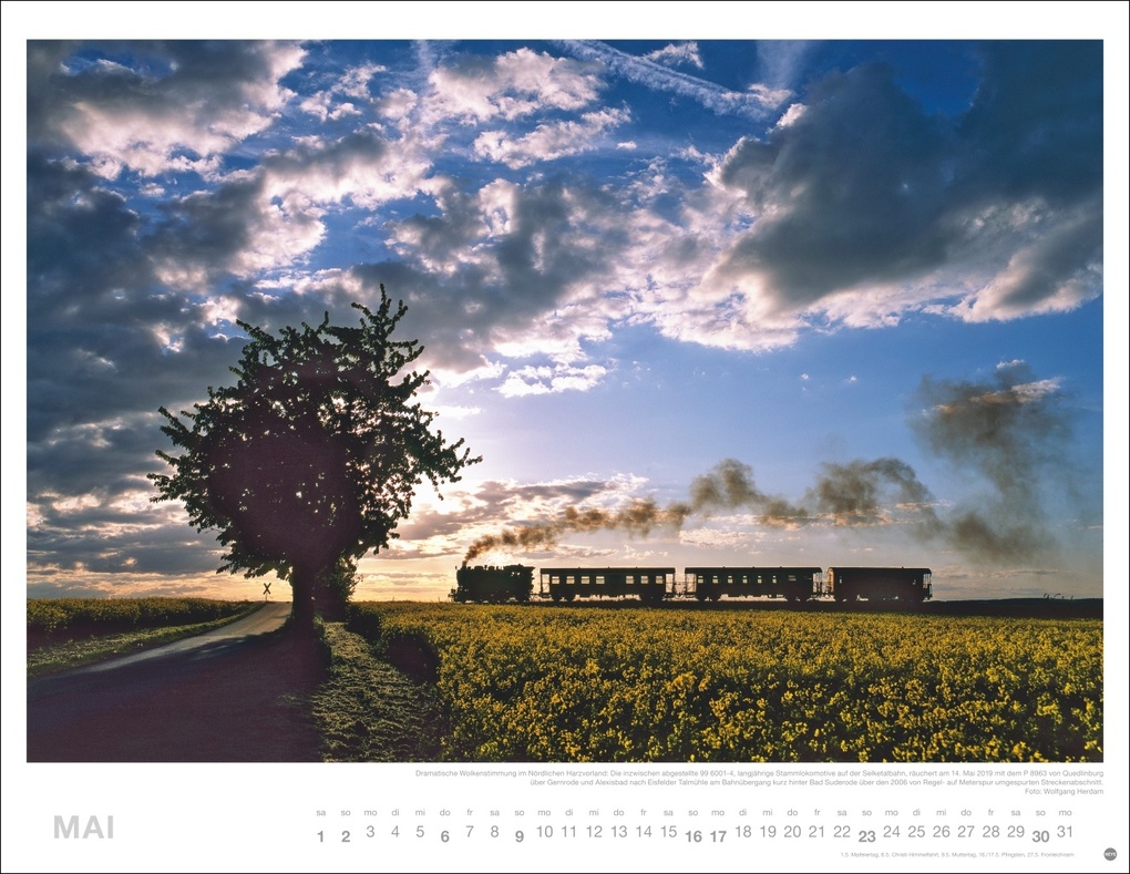 Weitere Ansicht: Eisenbahn-Romantik Posterkalender 2027