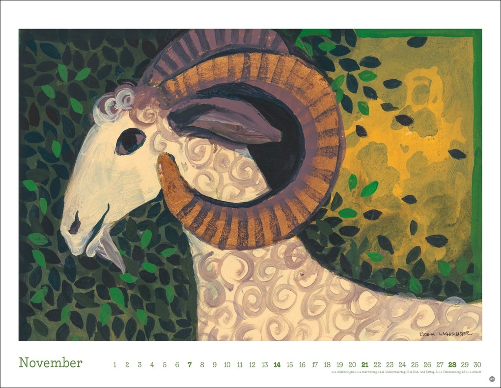 Weitere Ansicht: Rosina Wachtmeister Posterkalender 2027 | Rosina Wachtmeister