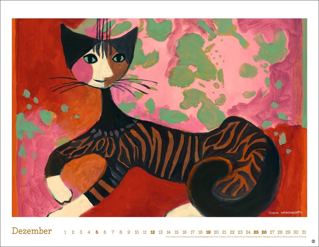 Weitere Ansicht: Rosina Wachtmeister Posterkalender 2027 | Rosina Wachtmeister