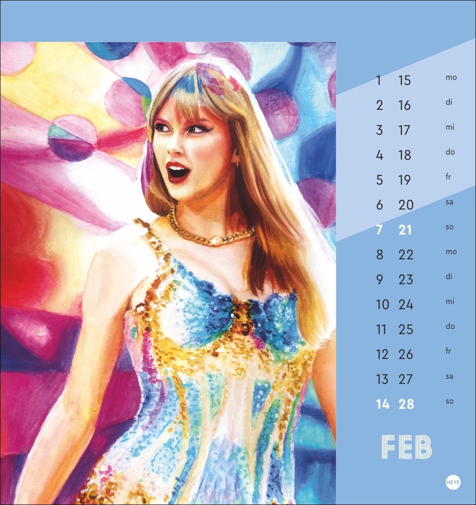 Weitere Ansicht: Taylor Postkartenkalender 2027